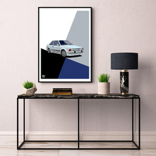 Load image into Gallery viewer, Ford Escort Mk3 S1 RS Turbo Print - Fueled.art
