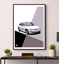 画像をギャラリービューアに読み込む, Ford Escort RS Cosworth Print - Fueled.art
