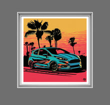 Load image into Gallery viewer, Ford Fiesta Mk7 ST print - Fueled.art
