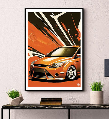 Ford Focus Mk2 ST print - Fueled.art