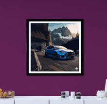 Load image into Gallery viewer, Ford Focus RS Mk3 print - Fueled.art
