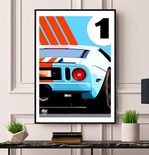 Ford GT Print - Fueled.art