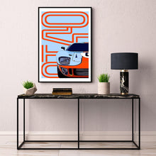 Lade das Bild in den Galerie-Viewer, Ford GT40 Print - Fueled.art
