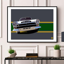 Cargar imagen en el visor de la galería, Ford Lotus Cortina print - Fueled.art

