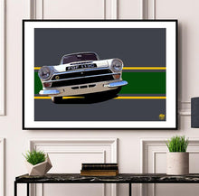 Load image into Gallery viewer, Ford Lotus Cortina print - Fueled.art
