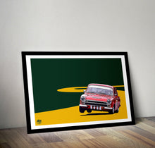 Load image into Gallery viewer, Ford Lotus Cortina print - Fueled.art
