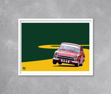 画像をギャラリービューアに読み込む, Ford Lotus Cortina print - Fueled.art

