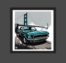 Carica l&#39;immagine nel visualizzatore di Gallery, Ford Mustang Bullitt print - Fueled.art

