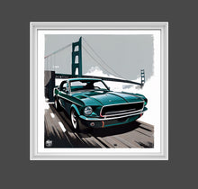 Carica l&#39;immagine nel visualizzatore di Gallery, Ford Mustang Bullitt print - Fueled.art
