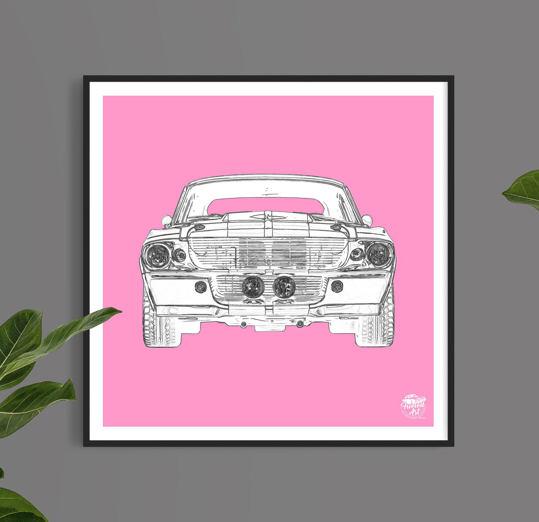Ford Mustang GT500 Print - Fueled.art