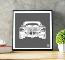 Load image into Gallery viewer, Ford Mustang GT500 Print - Fueled.art
