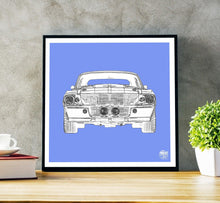 Charger l&#39;image dans la visionneuse de la galerie,Ford Mustang GT500 Print - Fueled.art
