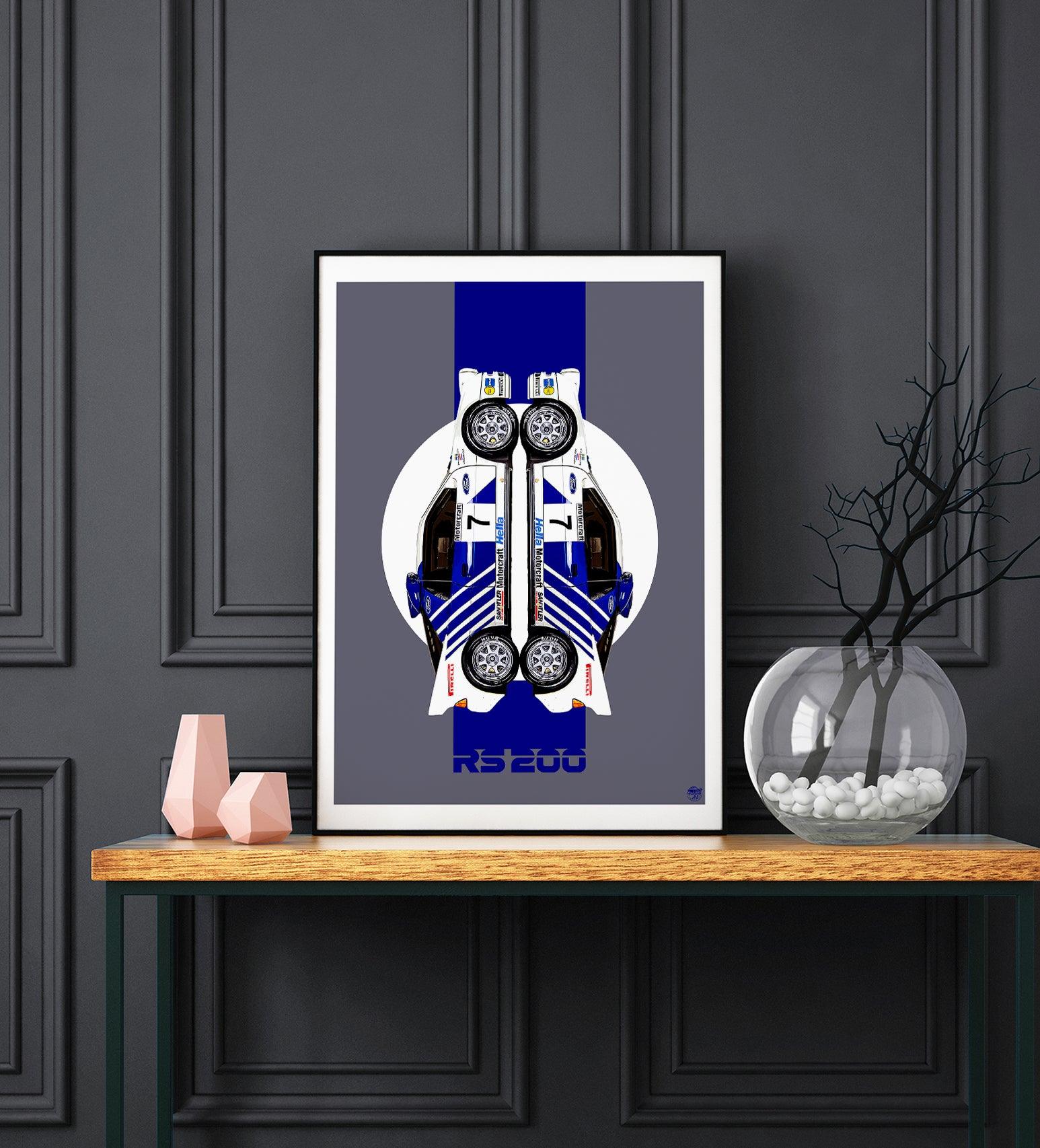 Ford RS200 print - Fueled.art