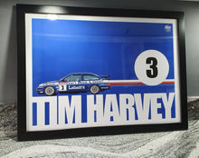 Load image into Gallery viewer, Ford Sierra Cosworth BTCC Tim Harvey Print - Fueled.art
