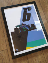 Load image into Gallery viewer, George Russell 2022 Mercedes F1 Print - Fueled.art
