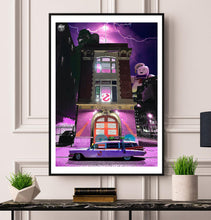 Load image into Gallery viewer, Ghostbusters Ecto 1 Print - Fueled.art
