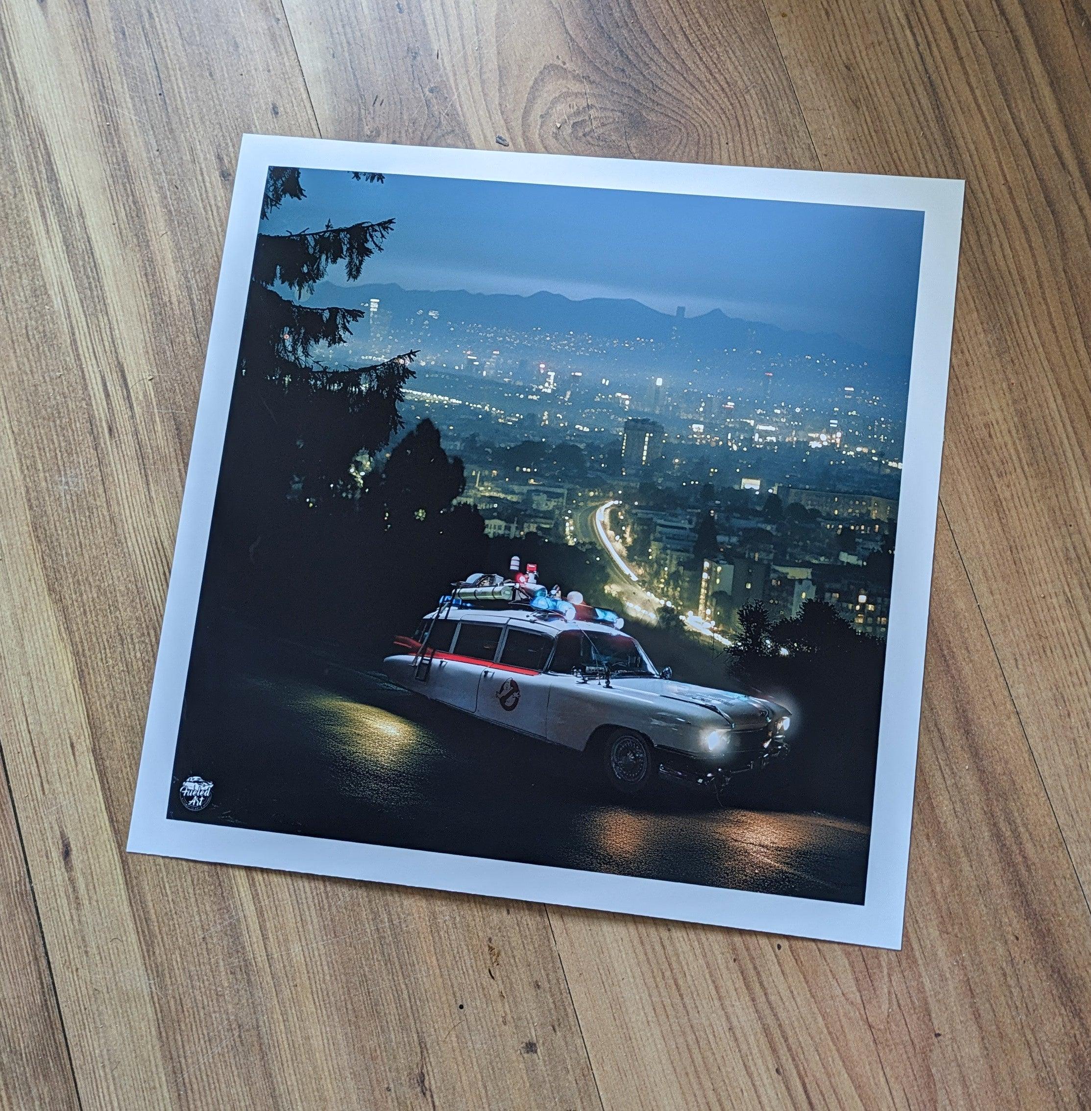 Ghostbusters Ecto-1 Print - Fueled.art
