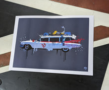 Cargar imagen en el visor de la galería, Ghostbusters Ecto 1 Print - Fueled.art
