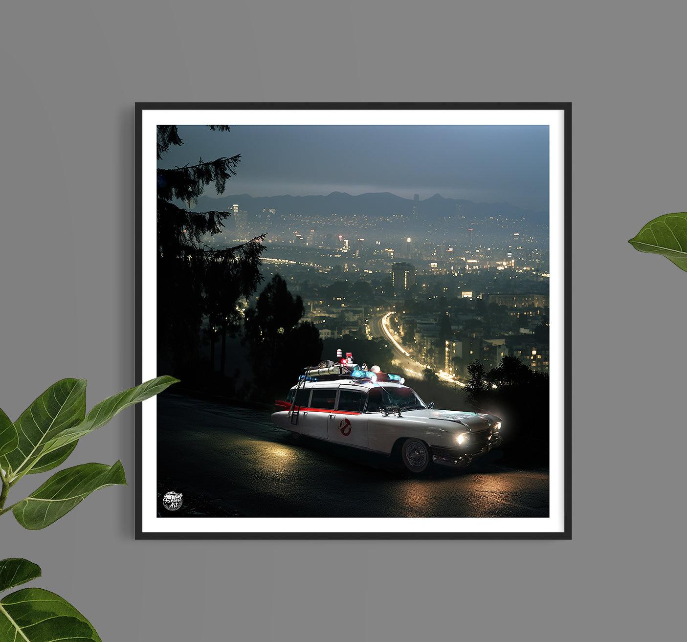 Ghostbusters Ecto-1 Print - Fueled.art
