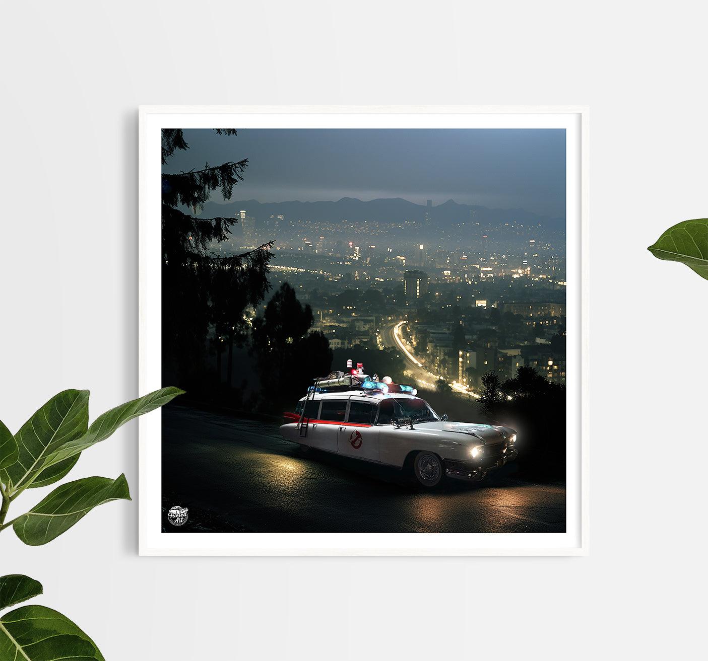 Ghostbusters Ecto-1 Print - Fueled.art