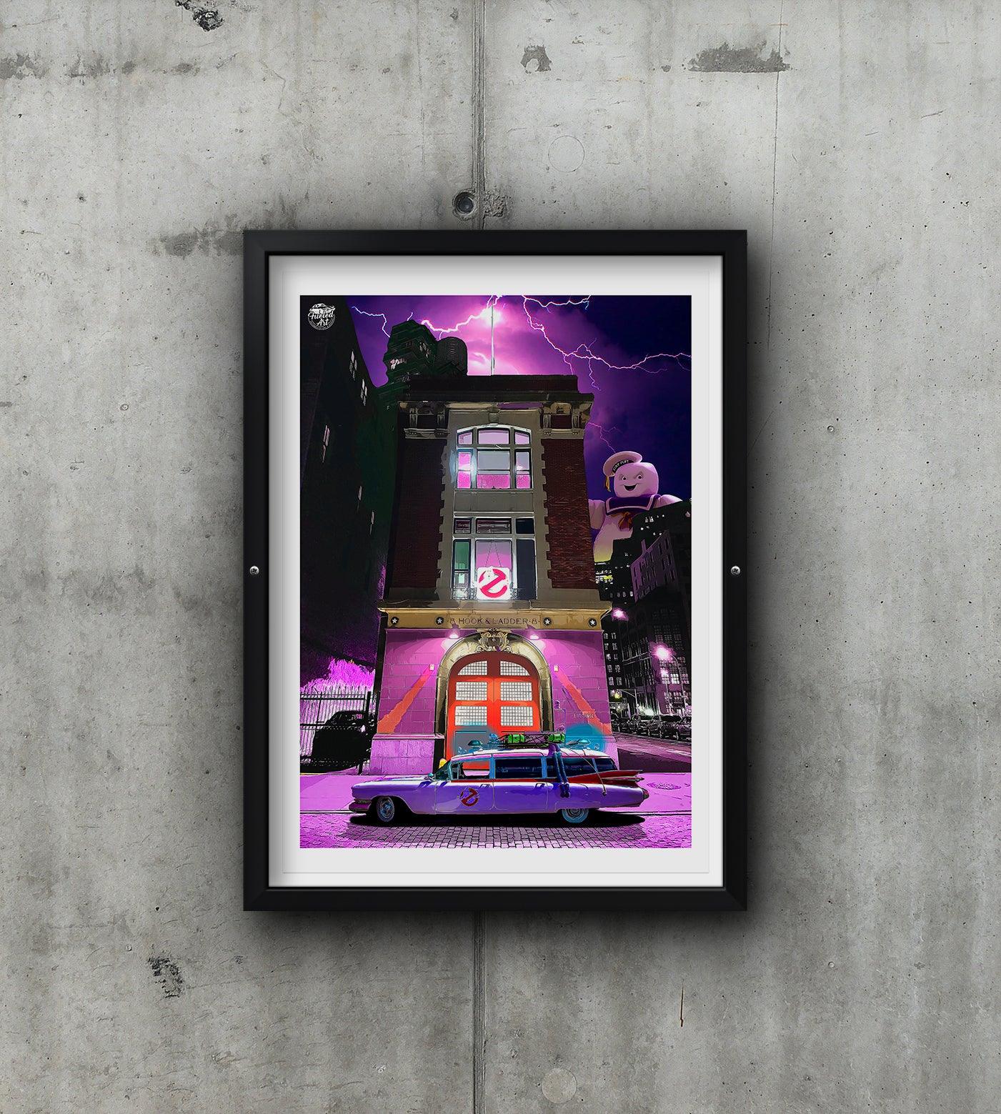 Ghostbusters Ecto 1 Print - Fueled.art