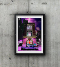 Carica l&#39;immagine nel visualizzatore di Gallery, Ghostbusters Ecto 1 Print - Fueled.art
