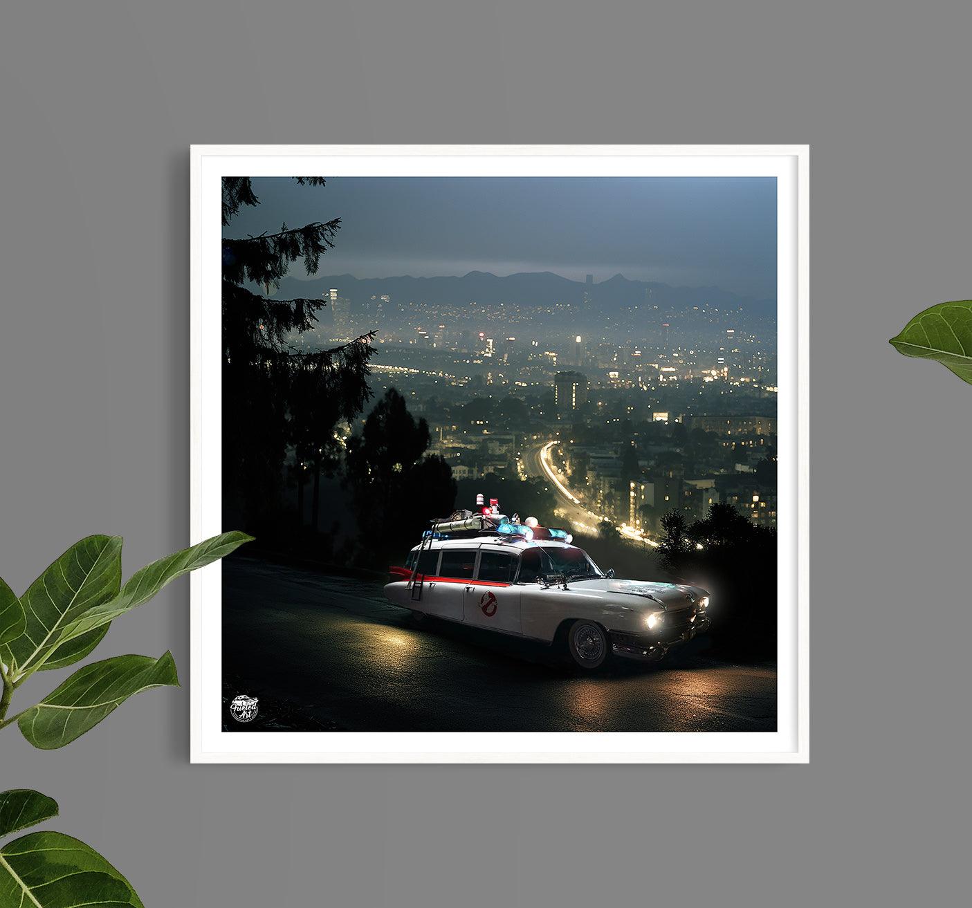 Ghostbusters Ecto-1 Print - Fueled.art