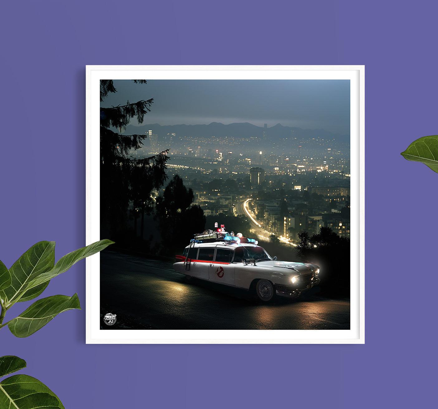 Ghostbusters Ecto-1 Print - Fueled.art