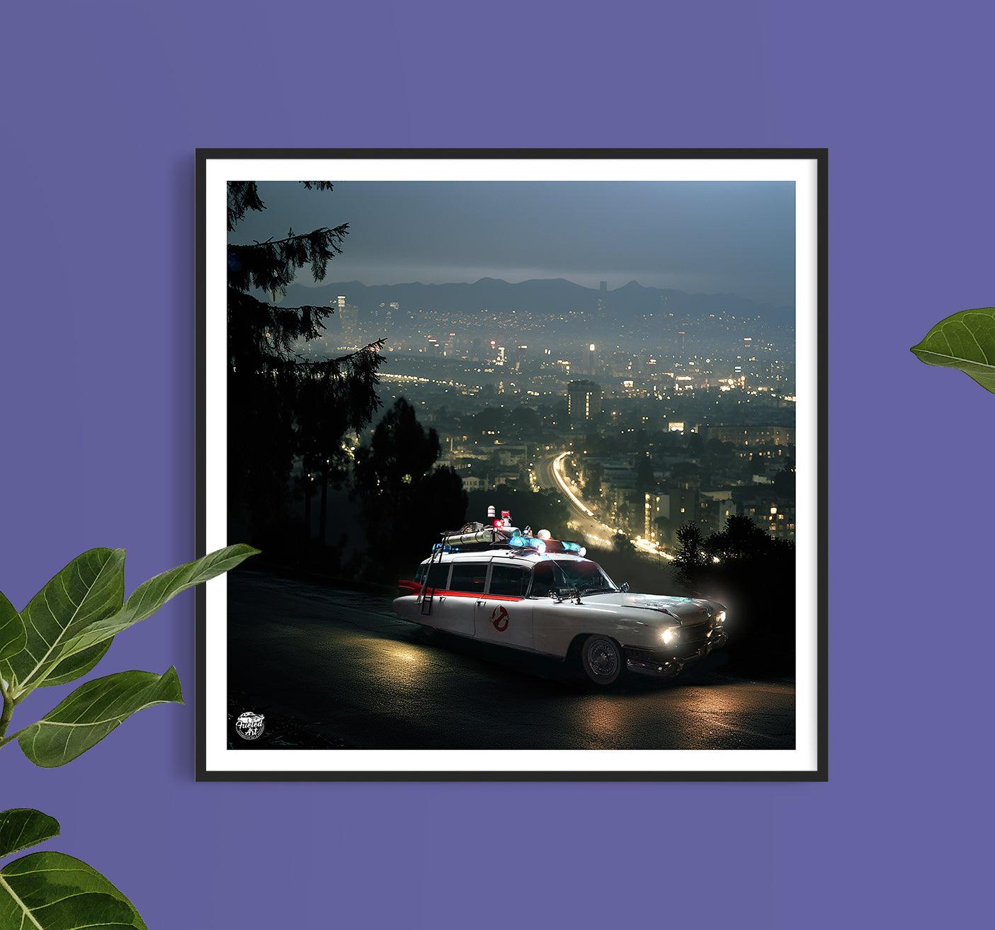 Ghostbusters Ecto-1 Print - Fueled.art