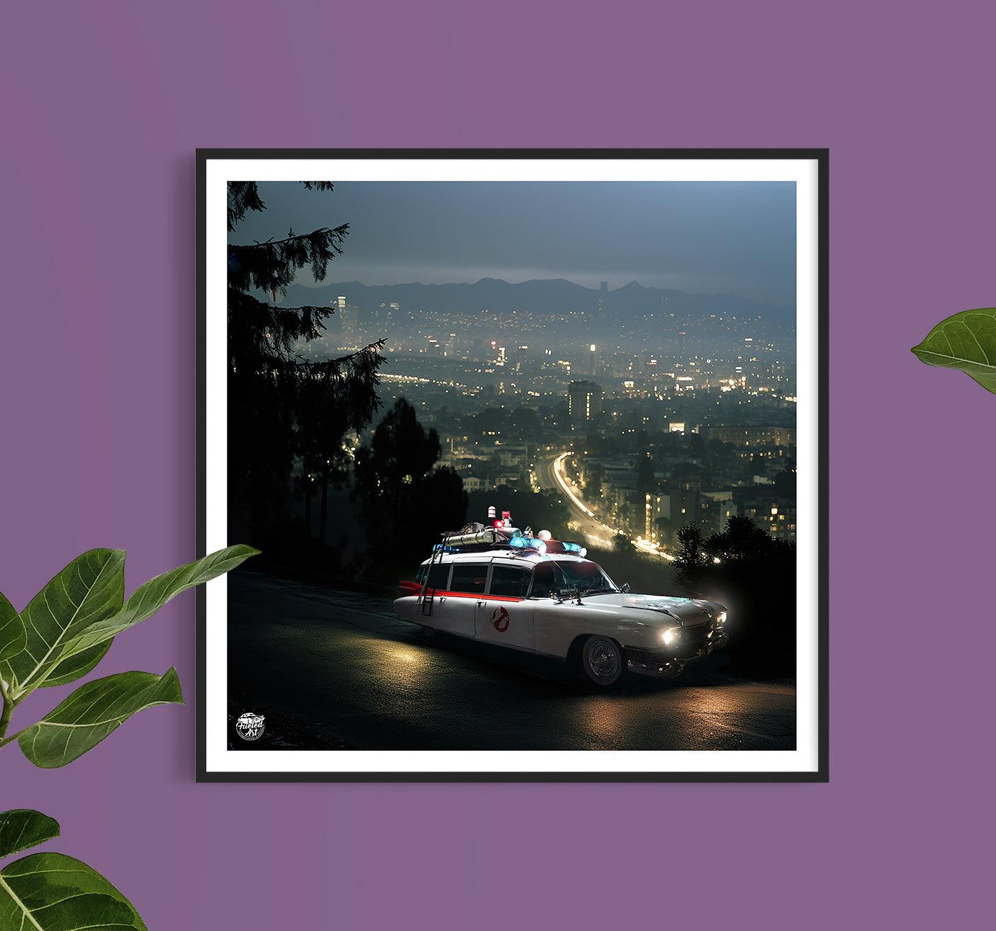 Ghostbusters Ecto-1 Print - Fueled.art