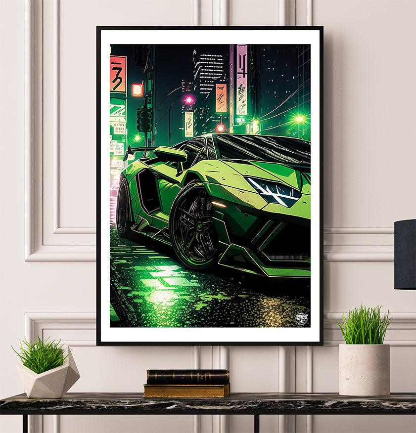 Lamborghini Aventador SVJ Print - Fueled.art