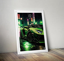 Load image into Gallery viewer, Lamborghini Aventador SVJ Print - Fueled.art
