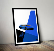 Carica l&#39;immagine nel visualizzatore di Gallery, Lamborghini Diablo Print - Fueled.art
