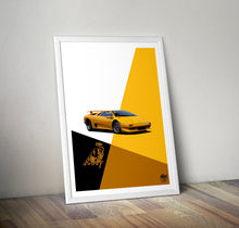 画像をギャラリービューアに読み込む, Lamborghini Diablo Print - Fueled.art

