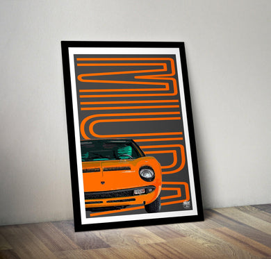 Lamborghini Miura Print - Fueled.art