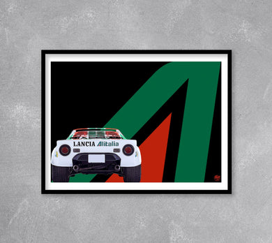 Lancia Stratos Print - Fueled.art