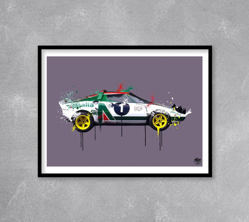 Lancia Stratos Print - Fueled.art