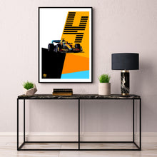 Lade das Bild in den Galerie-Viewer, Lando Norris 2022 McLaren F1 Print - Fueled.art
