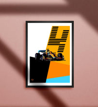 Lade das Bild in den Galerie-Viewer, Lando Norris 2022 McLaren F1 Print - Fueled.art
