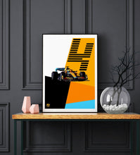 Load image into Gallery viewer, Lando Norris 2022 McLaren F1 Print - Fueled.art
