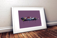 Load image into Gallery viewer, Lewis Hamilton 2022 Mercedes F1 Print - Fueled.art
