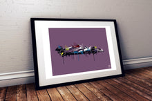 Load image into Gallery viewer, Lewis Hamilton 2022 Mercedes F1 Print - Fueled.art
