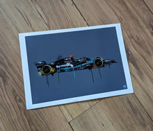 Charger l&#39;image dans la visionneuse de la galerie,Lewis Hamilton 2023 Mercedes F1 Print - Fueled.art
