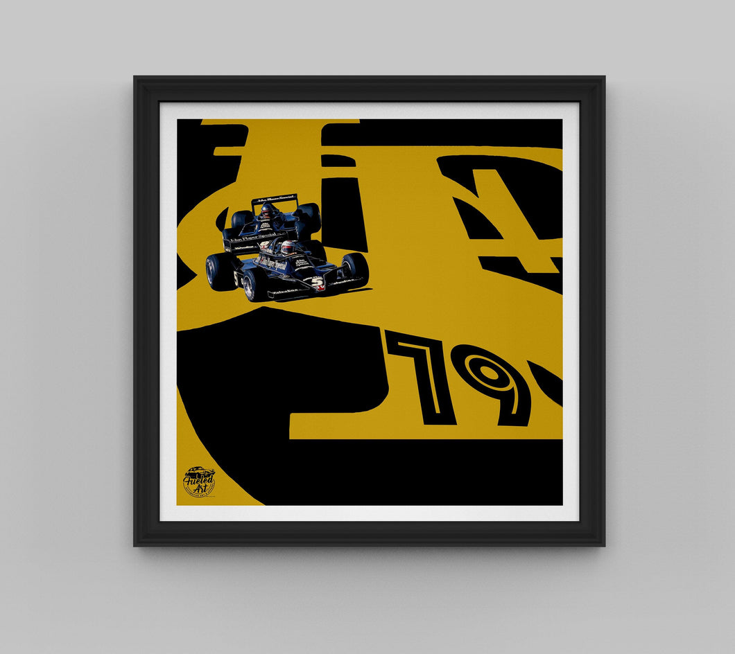 Lotus 79 F1 print - Fueled.art