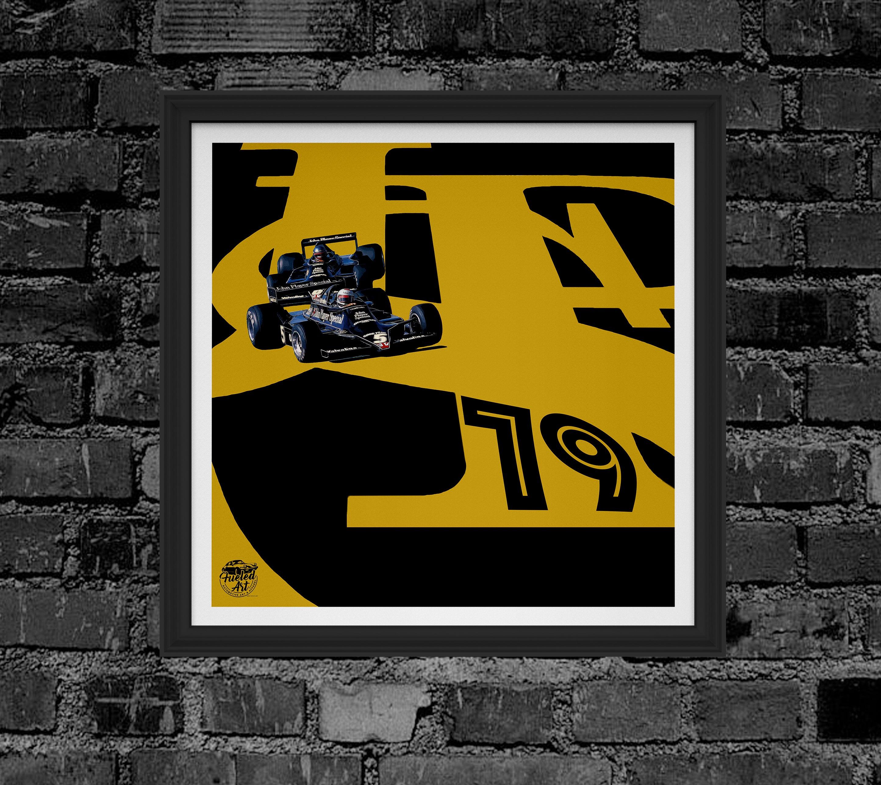 Lotus 79 F1 print - Fueled.art