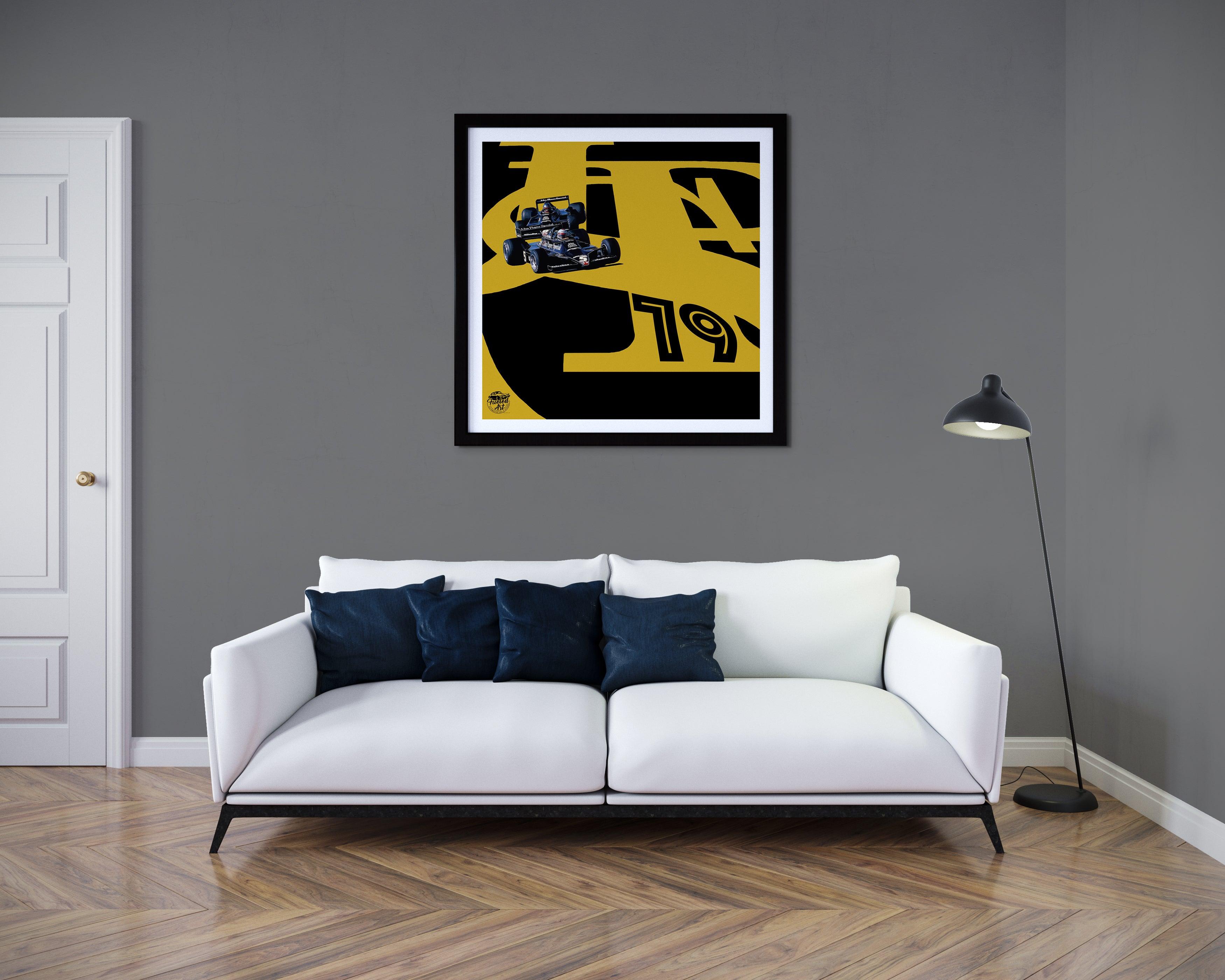 Lotus 79 F1 print - Fueled.art