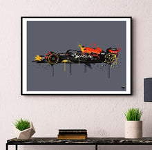 Cargar imagen en el visor de la galería, Max Verstappen 2023 Red Bull F1 Print - Fueled.art
