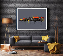 Carica l&#39;immagine nel visualizzatore di Gallery, Max Verstappen 2023 Red Bull F1 Print - Fueled.art
