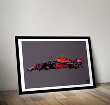 Lade das Bild in den Galerie-Viewer, Max Verstappen Red Bull F1 Print - Fueled.art
