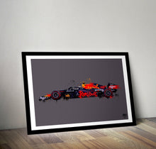 Load image into Gallery viewer, Max Verstappen Red Bull F1 Print - Fueled.art
